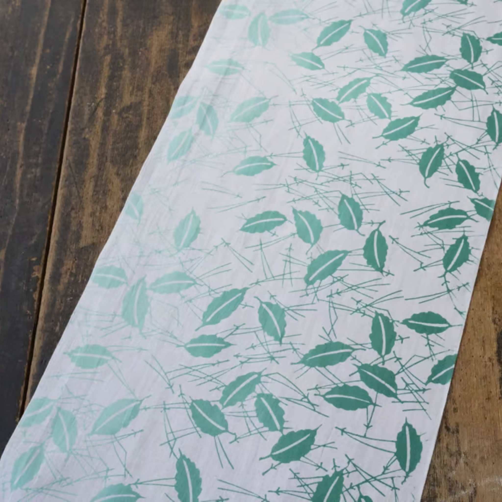 新江戸染 丸久商店 復刻てぬぐい<木の葉> てぬぐい 新江戸染 丸久商店