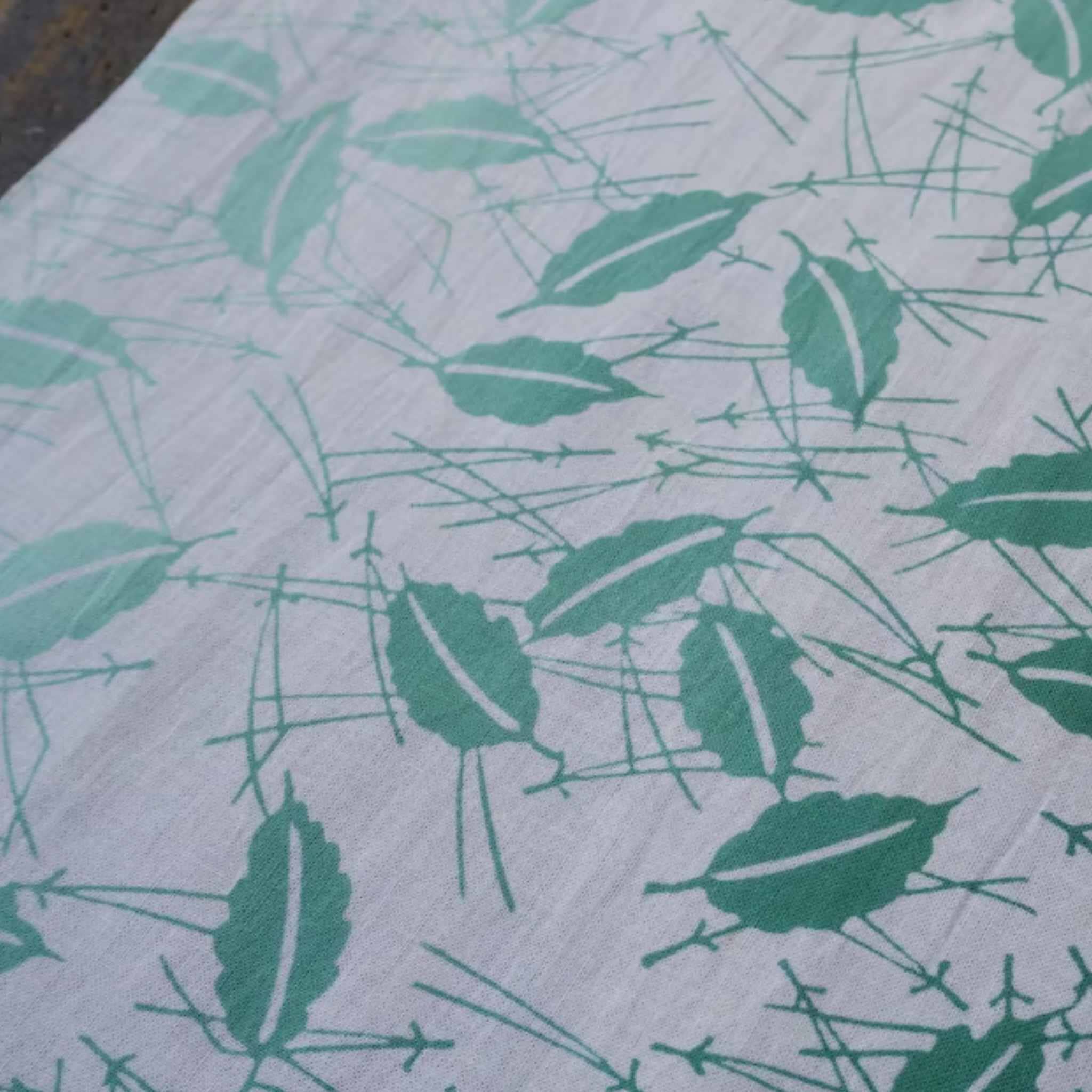 新江戸染 丸久商店 復刻てぬぐい<木の葉> てぬぐい 新江戸染 丸久商店