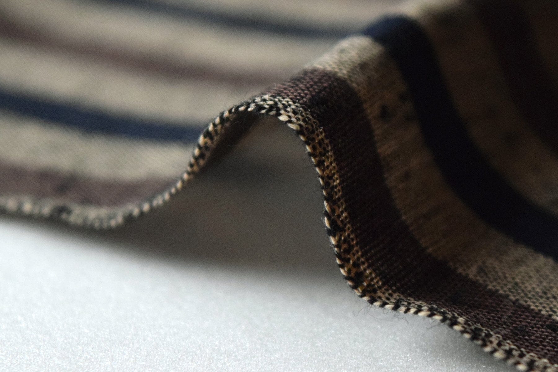 池沼織工房 千織 遠州棉紬 遠州縞 木立※メートル売り(1=1m) fabric 池沼織工房 千織