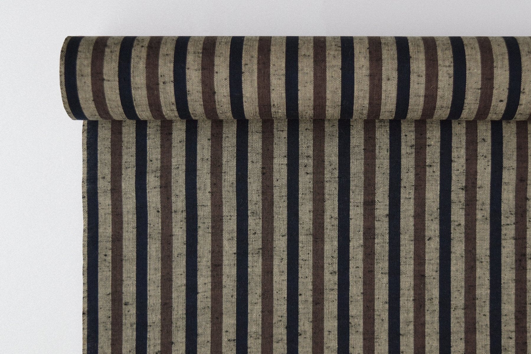 池沼織工房 千織 遠州棉紬 遠州縞 木立※メートル売り(1=1m) fabric 池沼織工房 千織