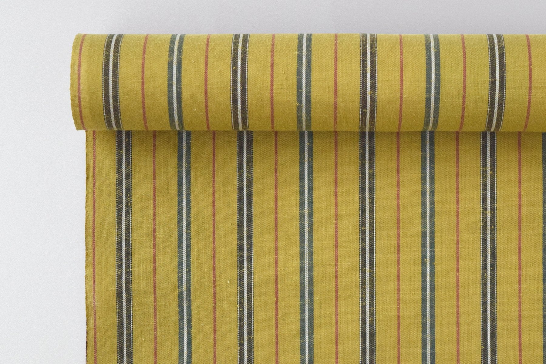 池沼織工房 千織 遠州棉紬 遠州縞 秋郊 fabric 池沼織工房 千織