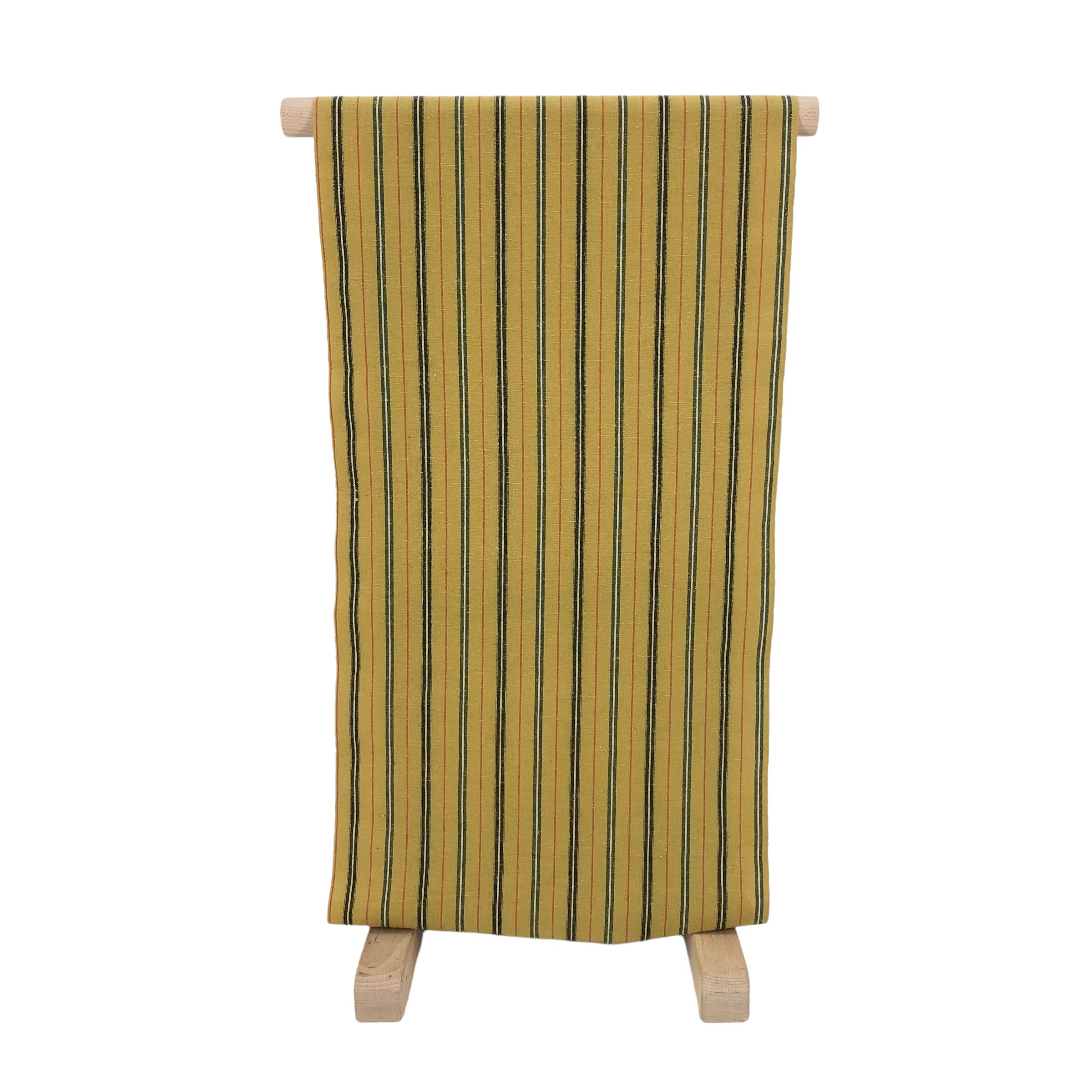 池沼織工房 千織 遠州棉紬 遠州縞 秋郊 反物 池沼織工房 千織