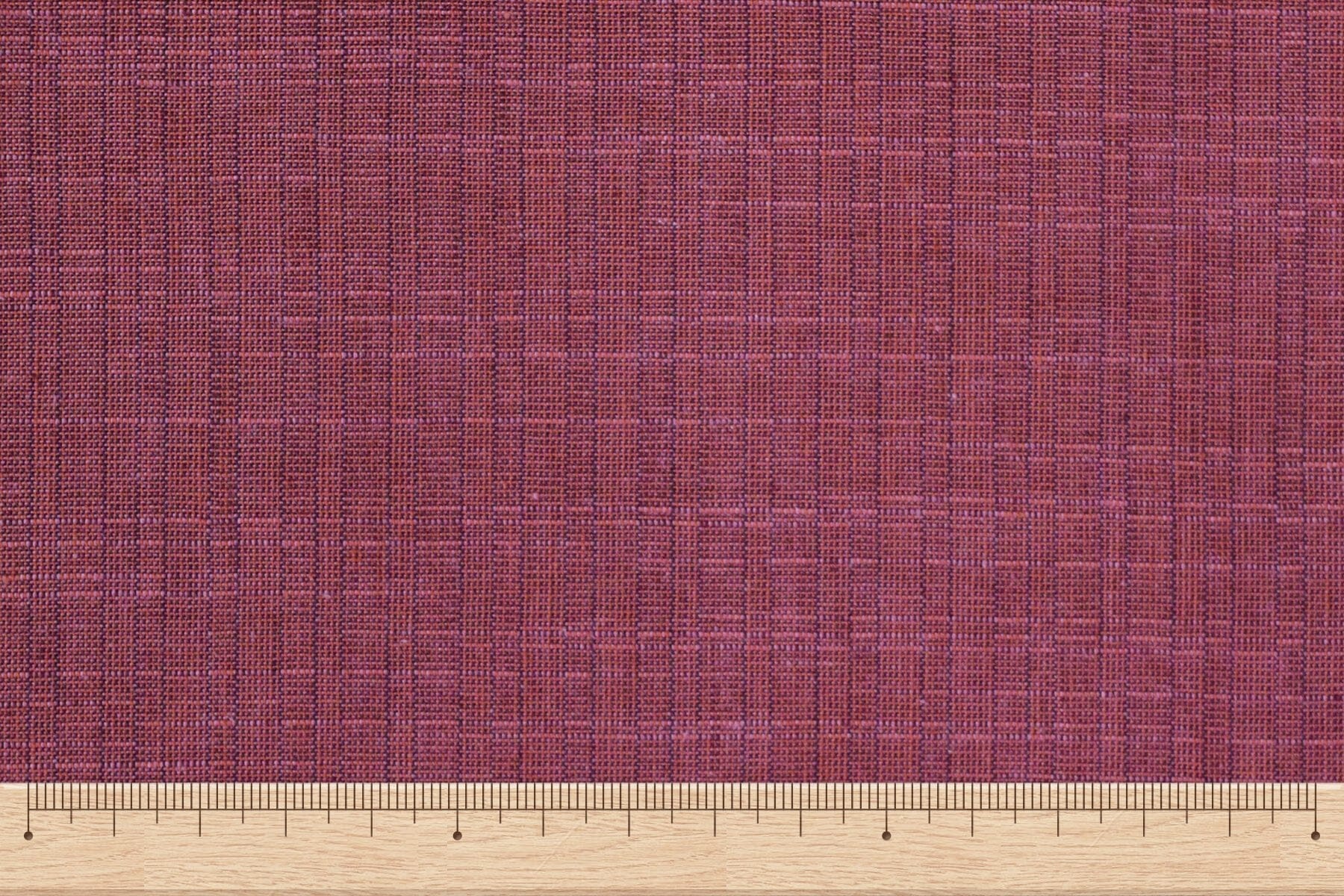 池沼織工房 遠州棉紬 あじろ アカ×ピンク(巾40cm) ※メートル売り(1=1m) カジュアル着物 池沼織工房 千織