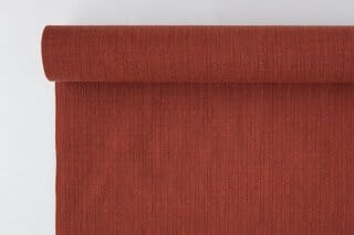 池沼織工房 遠州棉紬 あじろ アカ×レンガ(巾36cm) ※メートル売り(1=1m) fabric 池沼織工房 千織