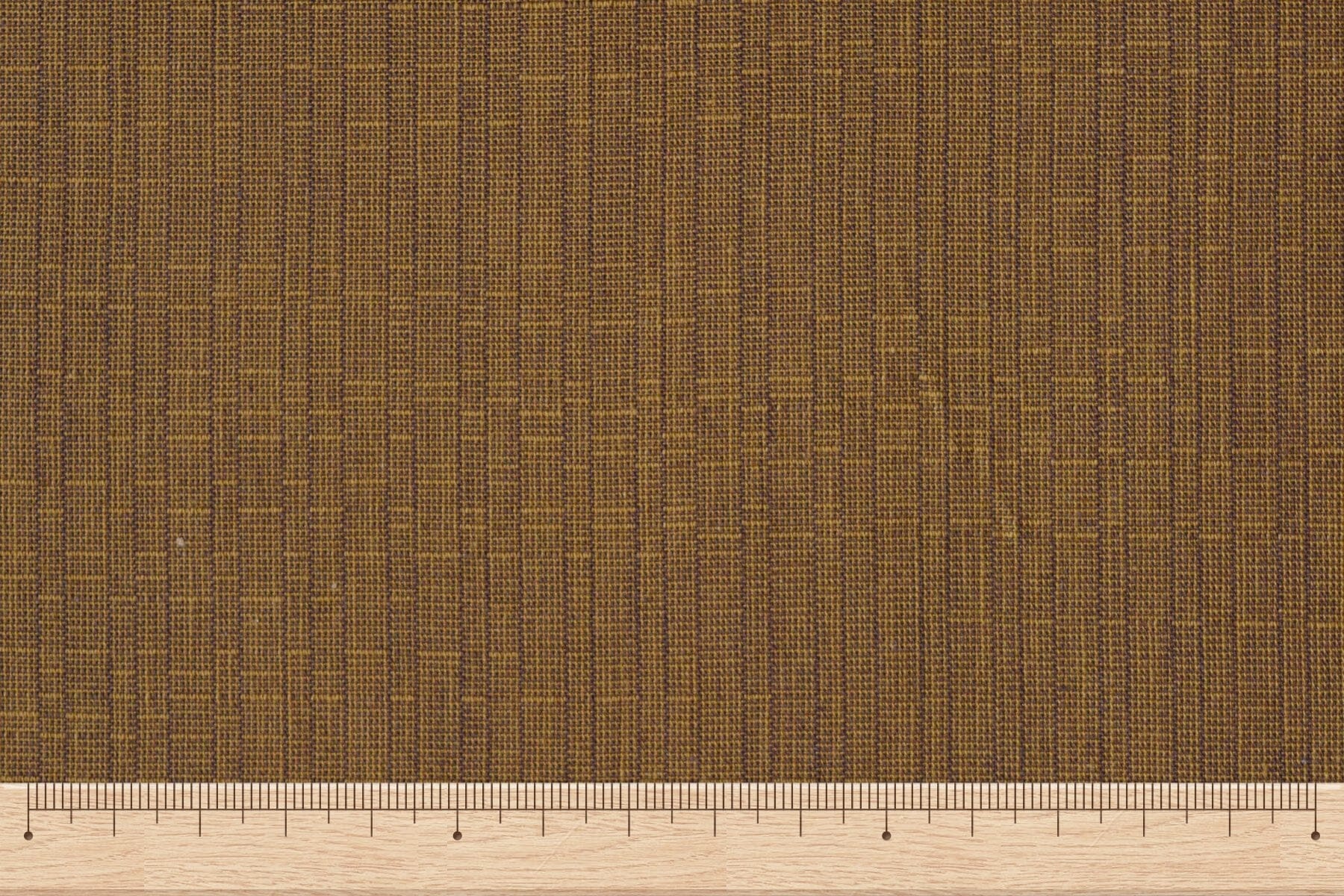 池沼織工房 遠州棉紬 あじろ カラシ×キャラ(巾36cm) ※メートル売り(1=1m) 池沼織工房 千織