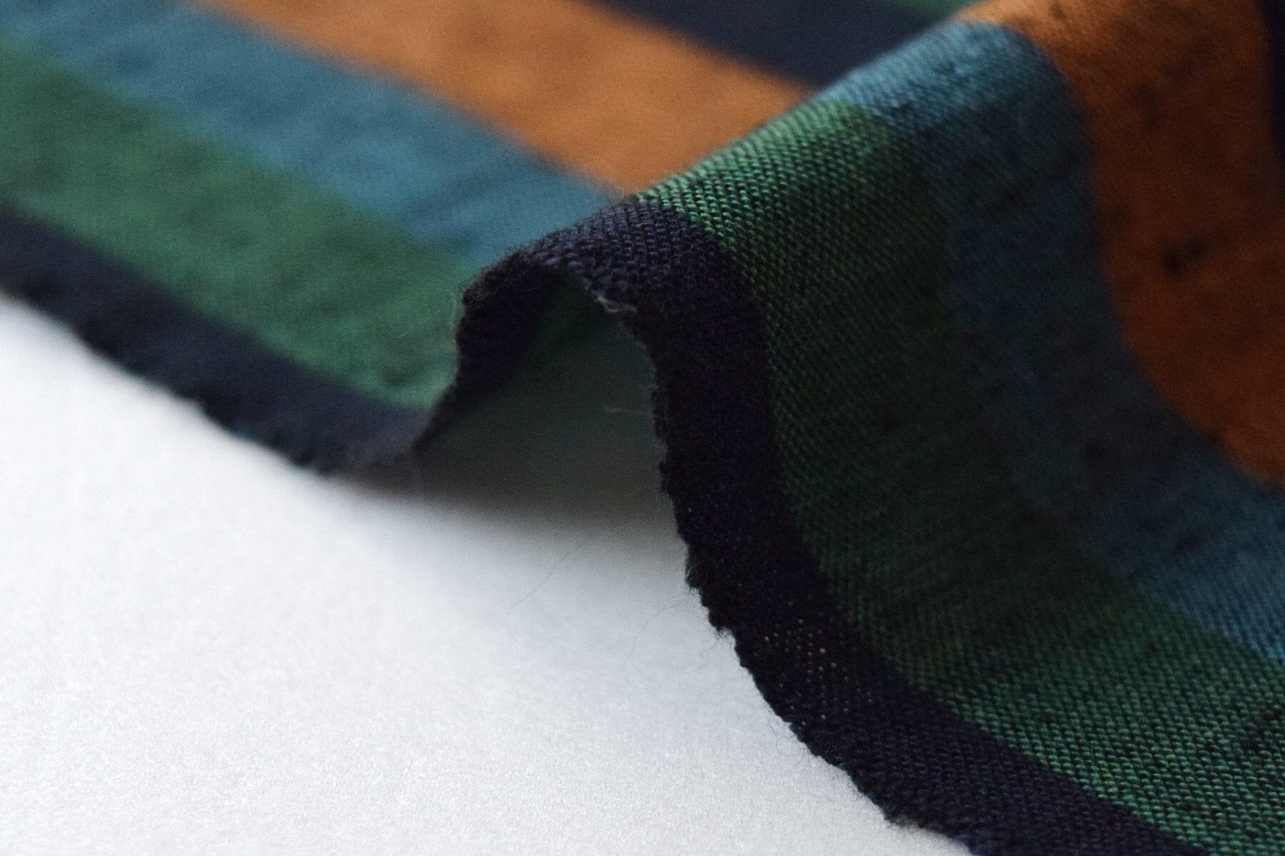 池沼織工房 遠州棉紬 遠州縞 夕紅 ※メートル売り(1=1m) fabric 池沼織工房 千織