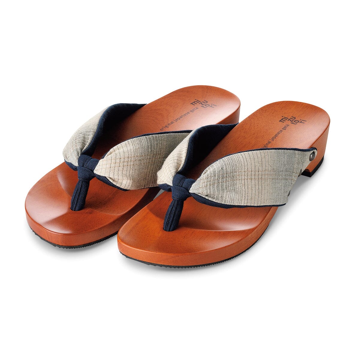 げたのみずとり げた物語 NT-26 古風・ブルー/紺・紺 mizutori げたのみずとり S(約23.5~24.0cm)