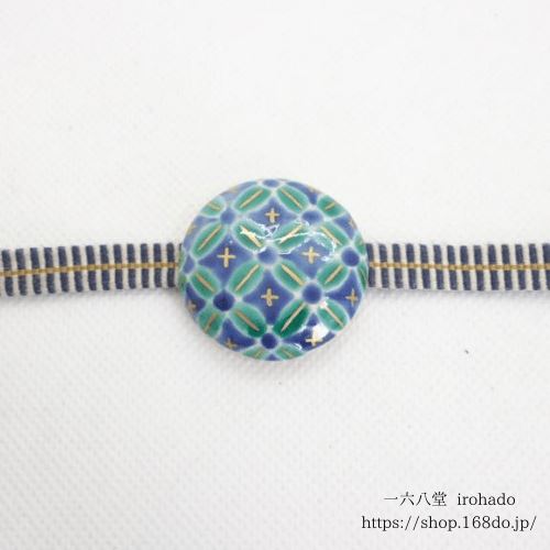 GO!FUKU 五福 帯留 マジョリカタイル 七宝 - 一六八堂 irohado online shop