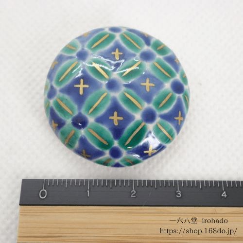 GO!FUKU 五福 帯留 マジョリカタイル 七宝 - 一六八堂 irohado online shop