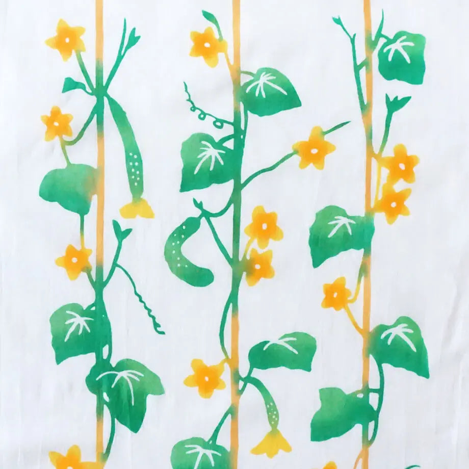 にじゆら 手ぬぐい |菜園きゅうり てぬぐい にじゆら