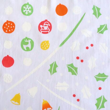 にじゆら 手ぬぐい |Happy holidays てぬぐい にじゆら