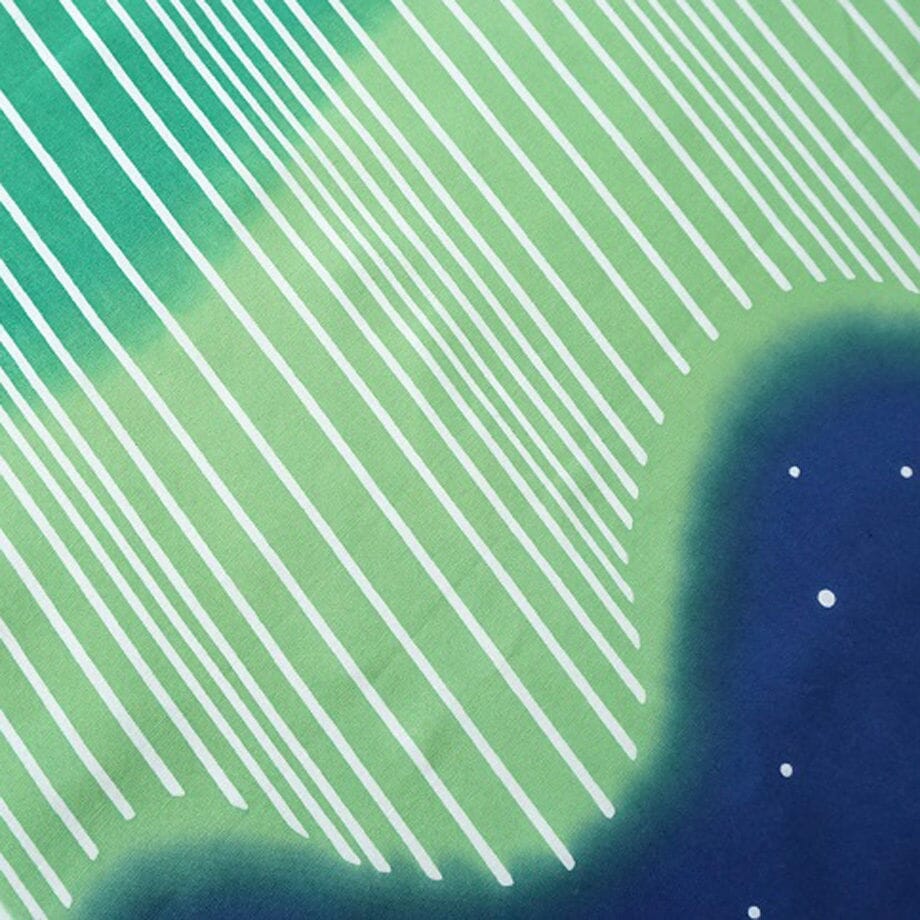 にじゆら 手ぬぐい |オーロラが美しい夜-Finland- てぬぐい にじゆら