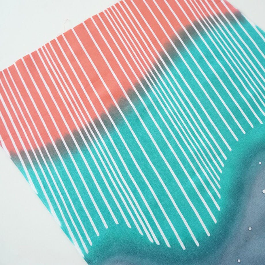 にじゆら 手ぬぐい |オーロラが美しい夜-Finland- てぬぐい にじゆら