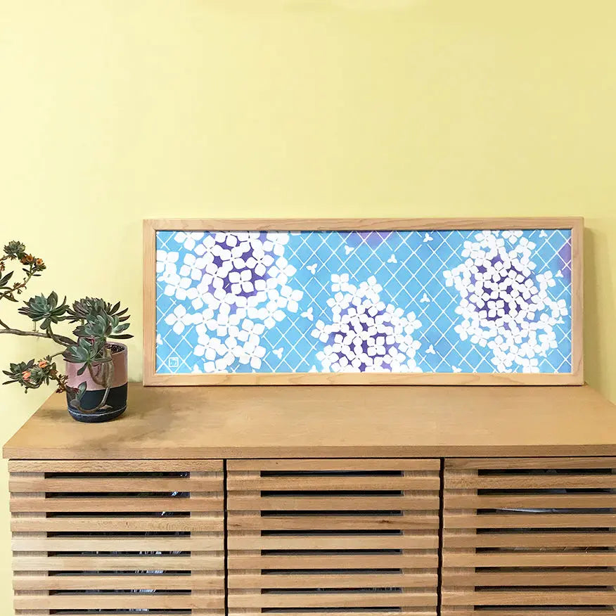 にじゆら 手ぬぐい |夏あじさい てぬぐい にじゆら