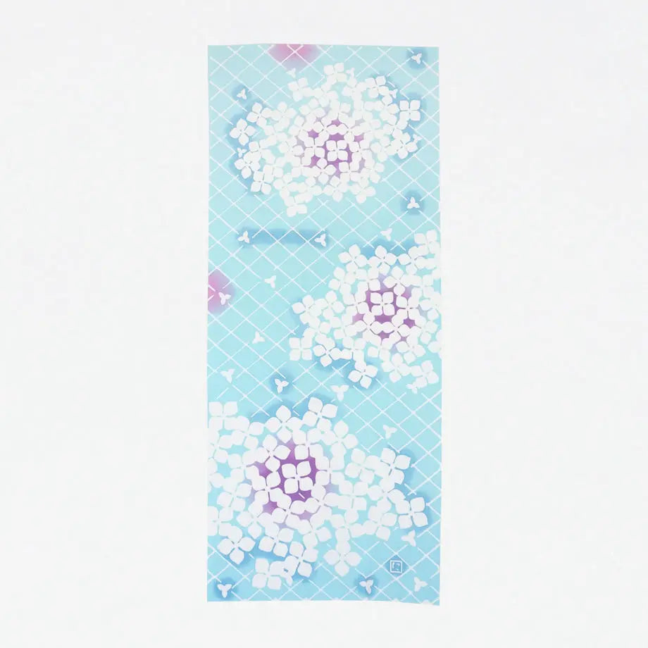 にじゆら 手ぬぐい |夏あじさい てぬぐい にじゆら