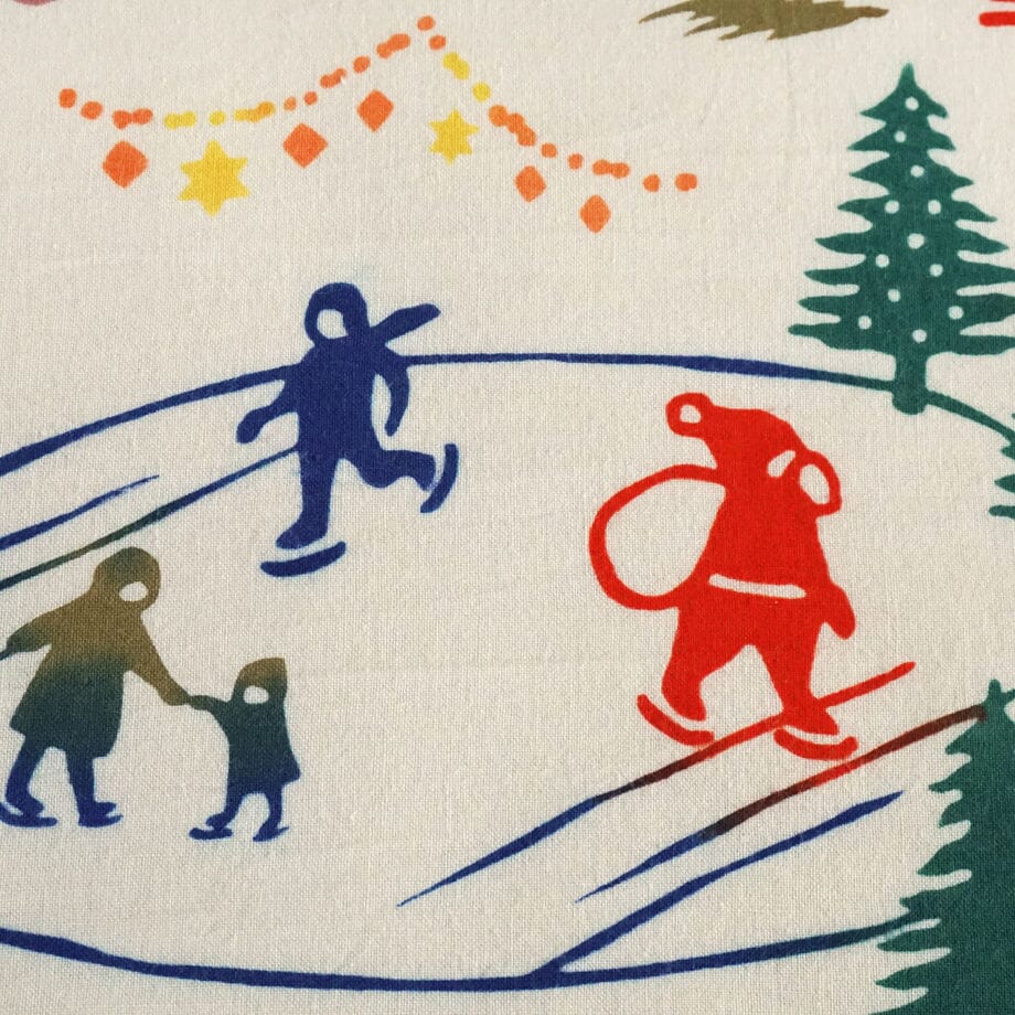 にじゆら 手ぬぐい|Christmas textile てぬぐい にじゆら