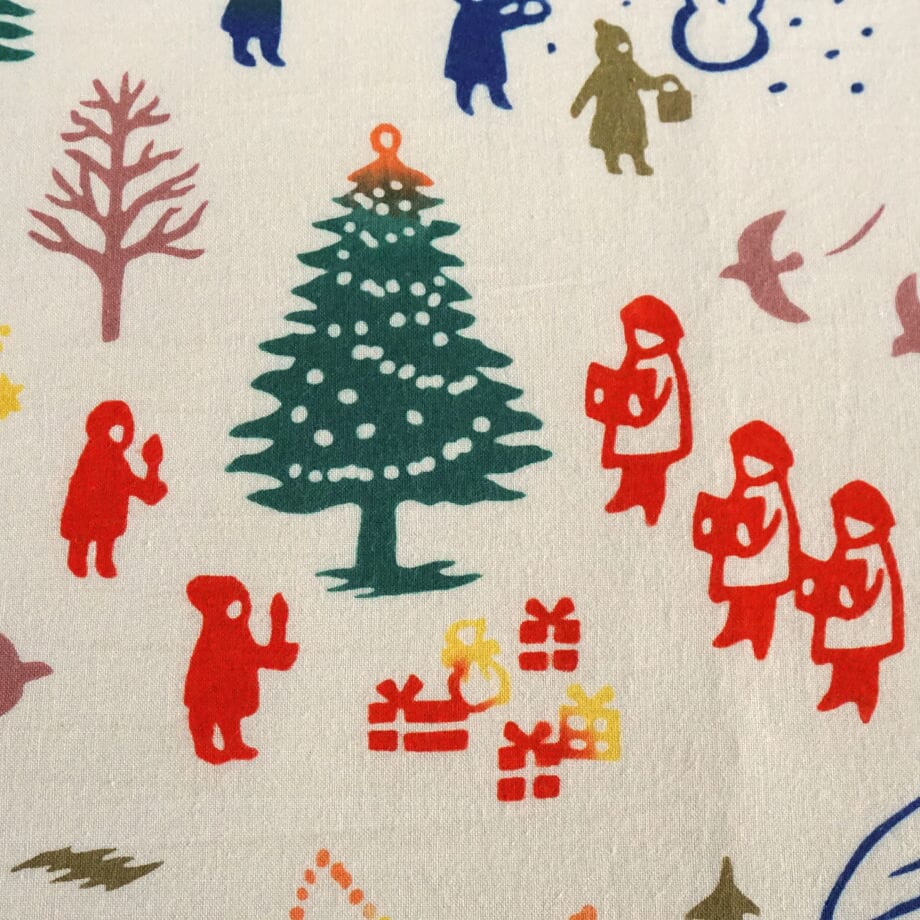 にじゆら 手ぬぐい|Christmas textile てぬぐい にじゆら