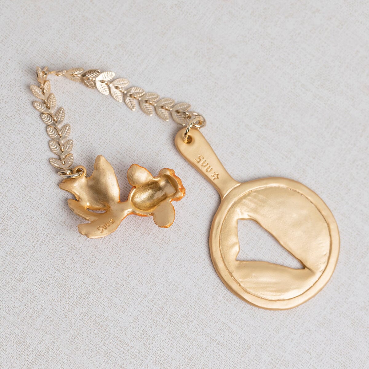 数-SUU- 出目金根付(ゴールド) 根付 -数-SUU