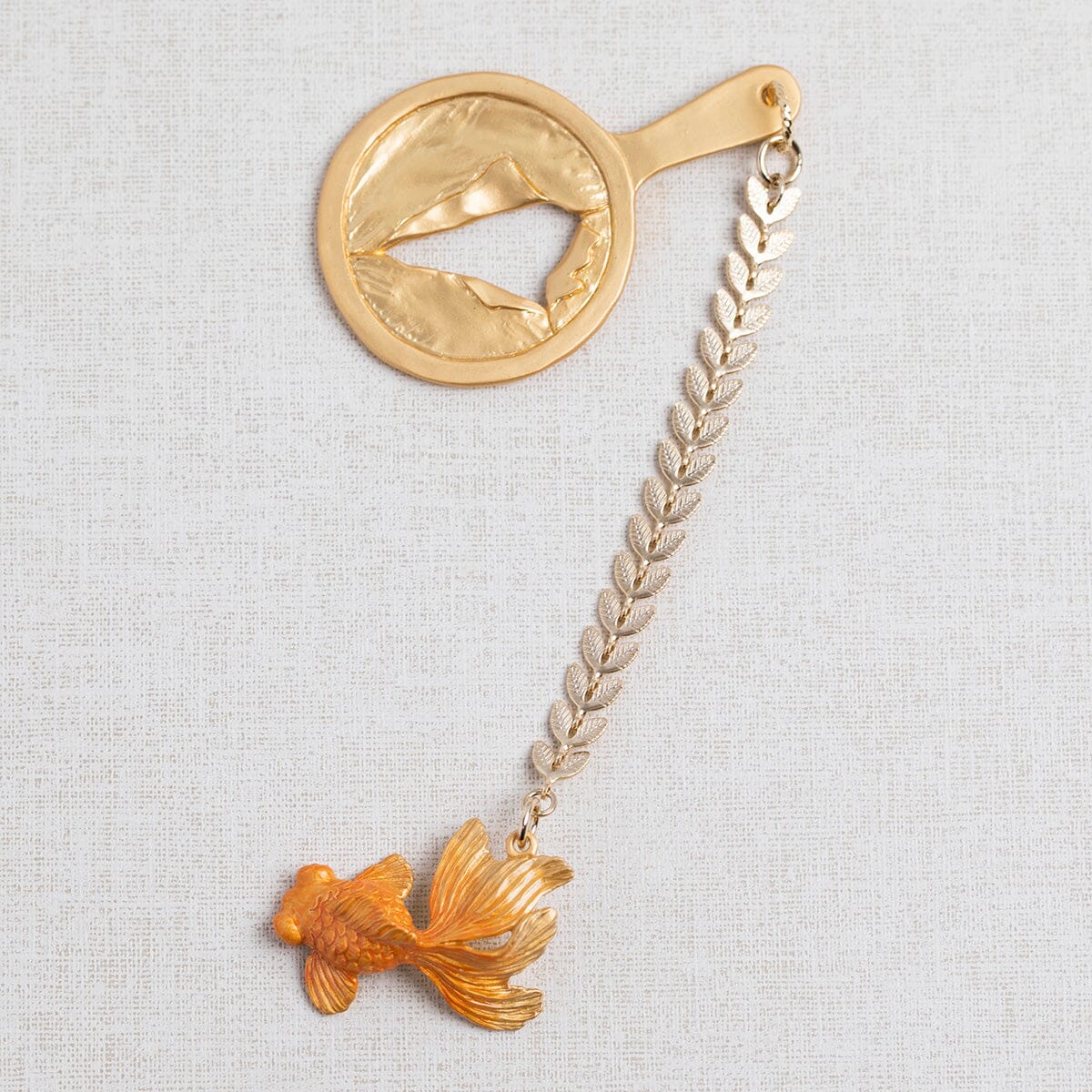 数-SUU- 出目金根付(ゴールド) 根付 -数-SUU