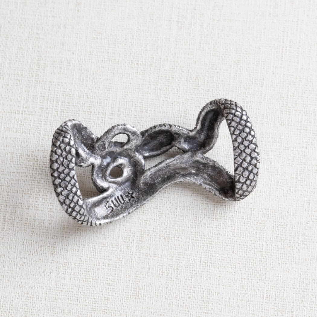 数-SUU- 大蛇帯留め(ブラック) / 帯留 帯留 -数-SUU