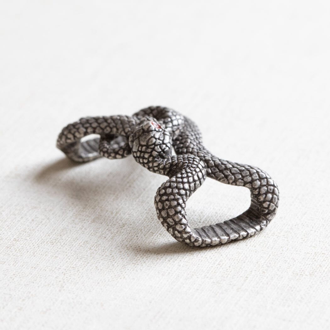 数-SUU- 大蛇帯留め(ブラック) / 帯留 帯留 -数-SUU