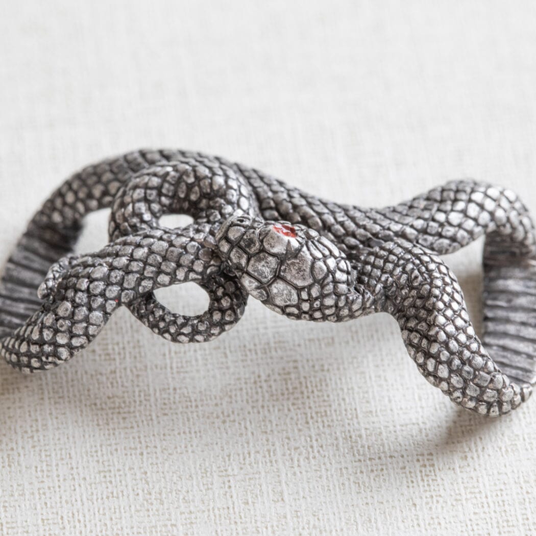 数-SUU- 大蛇帯留め(ブラック) / 帯留 帯留 -数-SUU