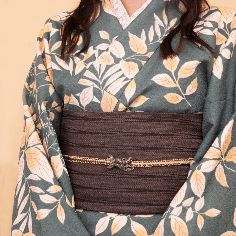 数-SUU- 大蛇帯留め(ブラック) / 帯留 帯留 -数-SUU