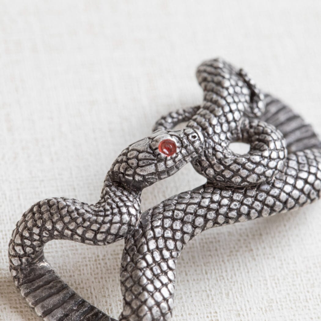 数-SUU- 大蛇帯留め(ブラック) / 帯留 帯留 -数-SUU