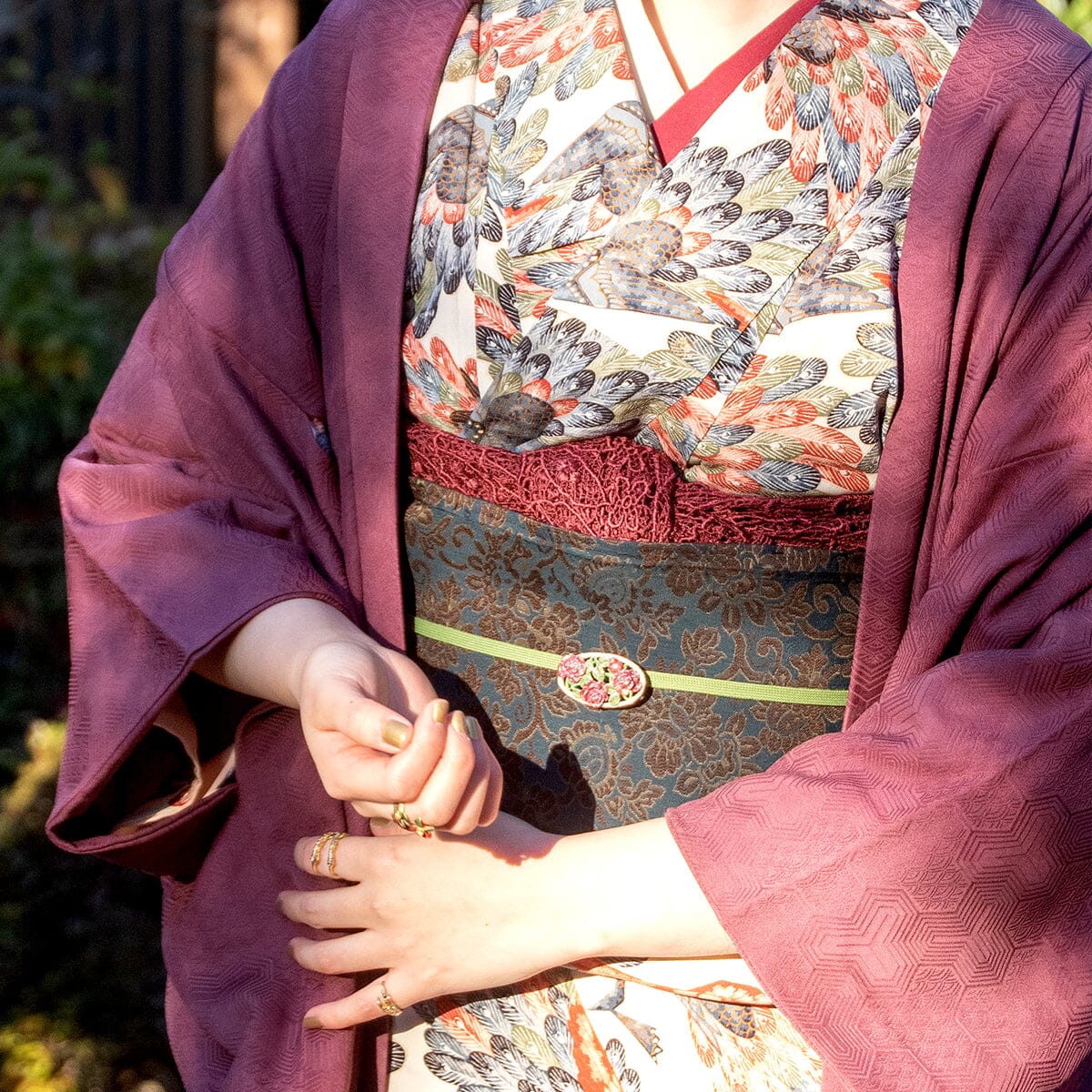 数-SUU- 薔薇 帯留 帯留 -数-SUU