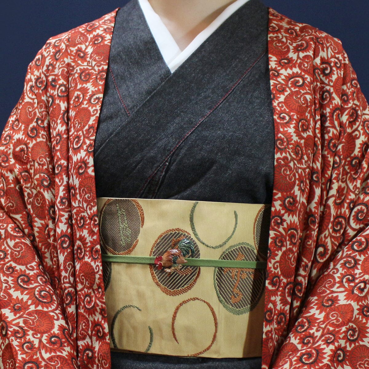 数-SUU- 雄鶏 帯留 帯留 -数-SUU