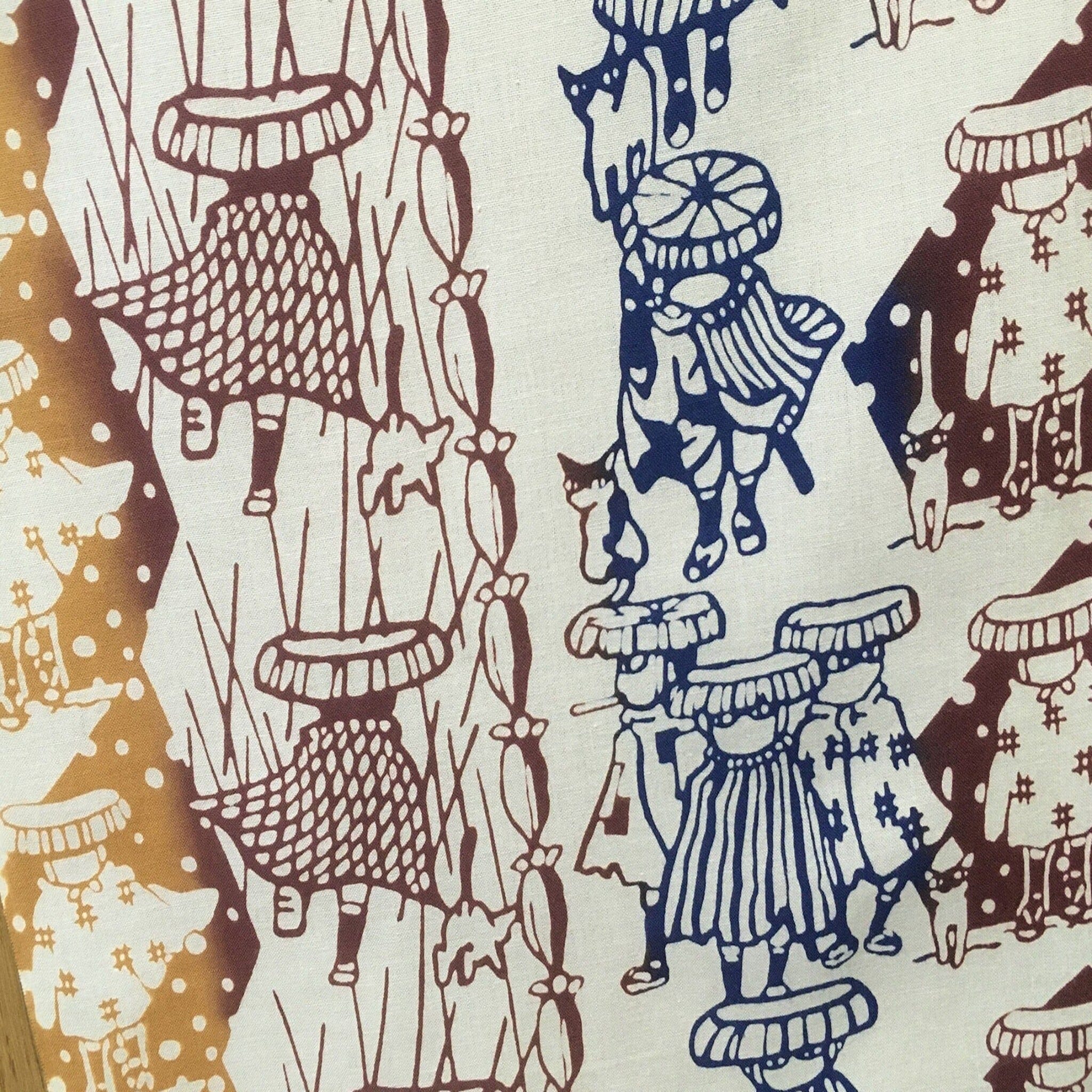 スタジオクゥ 干支手ぬぐい 『股旅縞・あさぼらけ』 ふきん スタジオクゥ