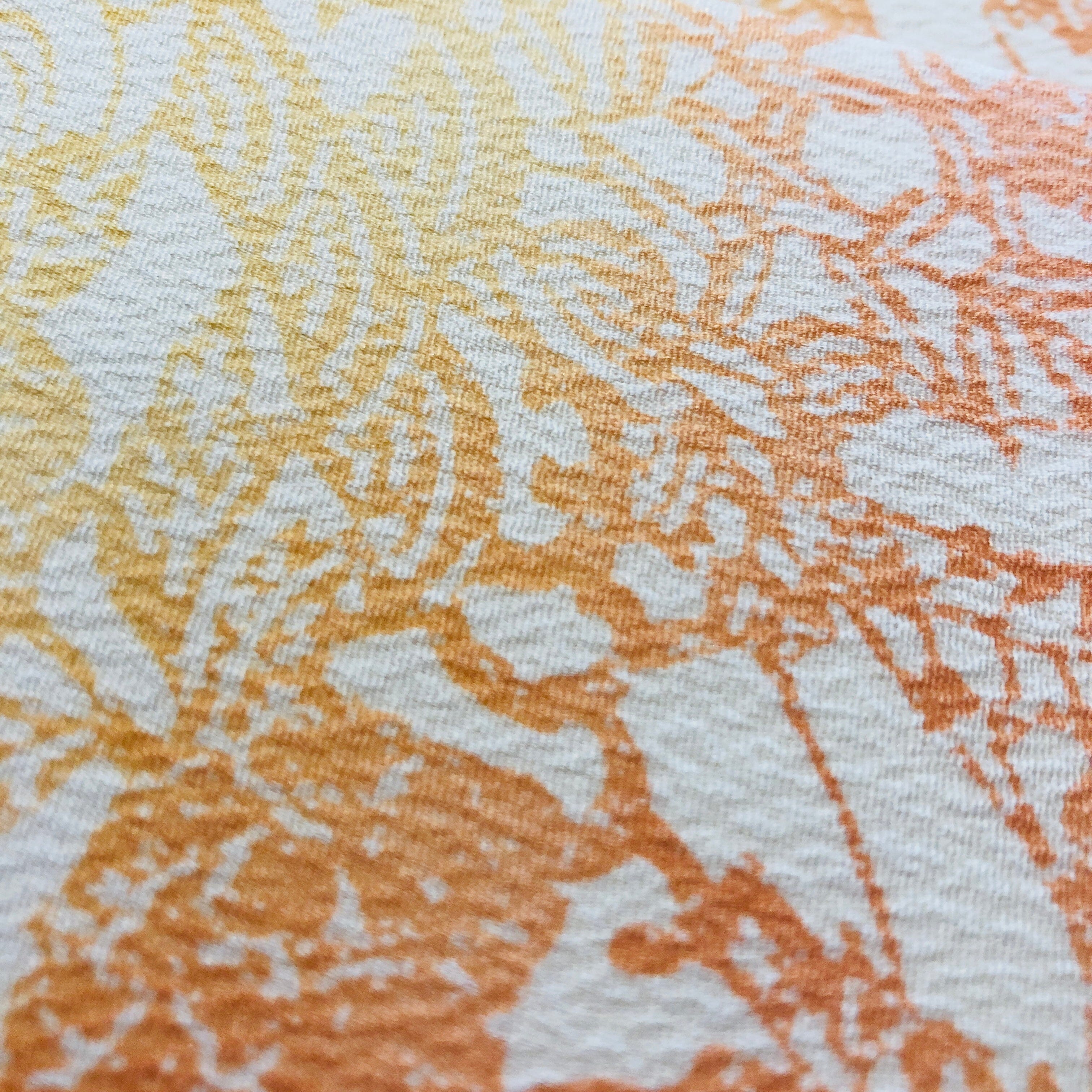 used 白地の縮緬に型染め九寸名古屋帯 帯 used