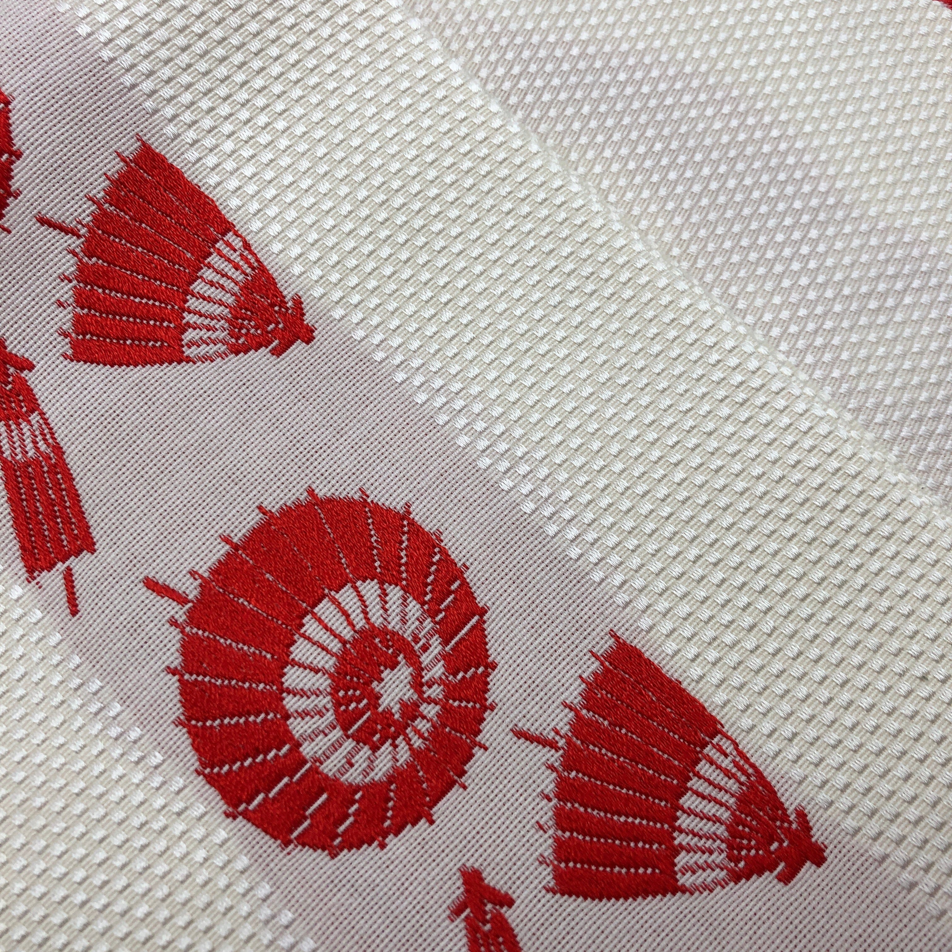 used 半巾帯 白地 番傘 帯 一六八堂