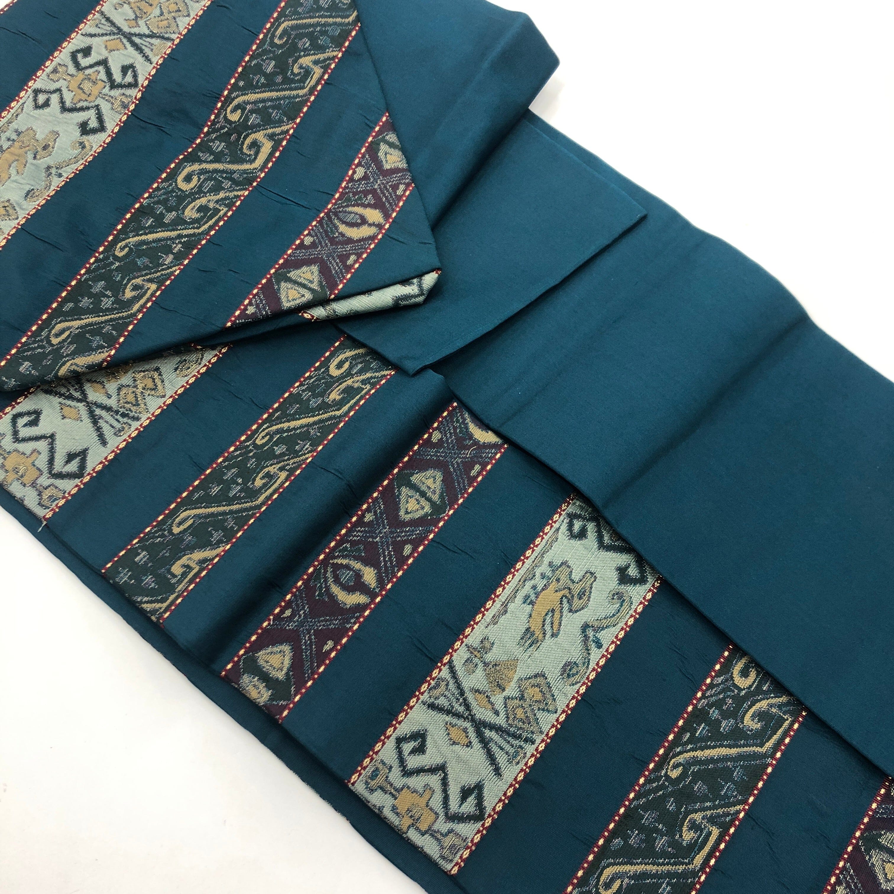 used オリエンタル柄 九寸名古屋帯 帯 used