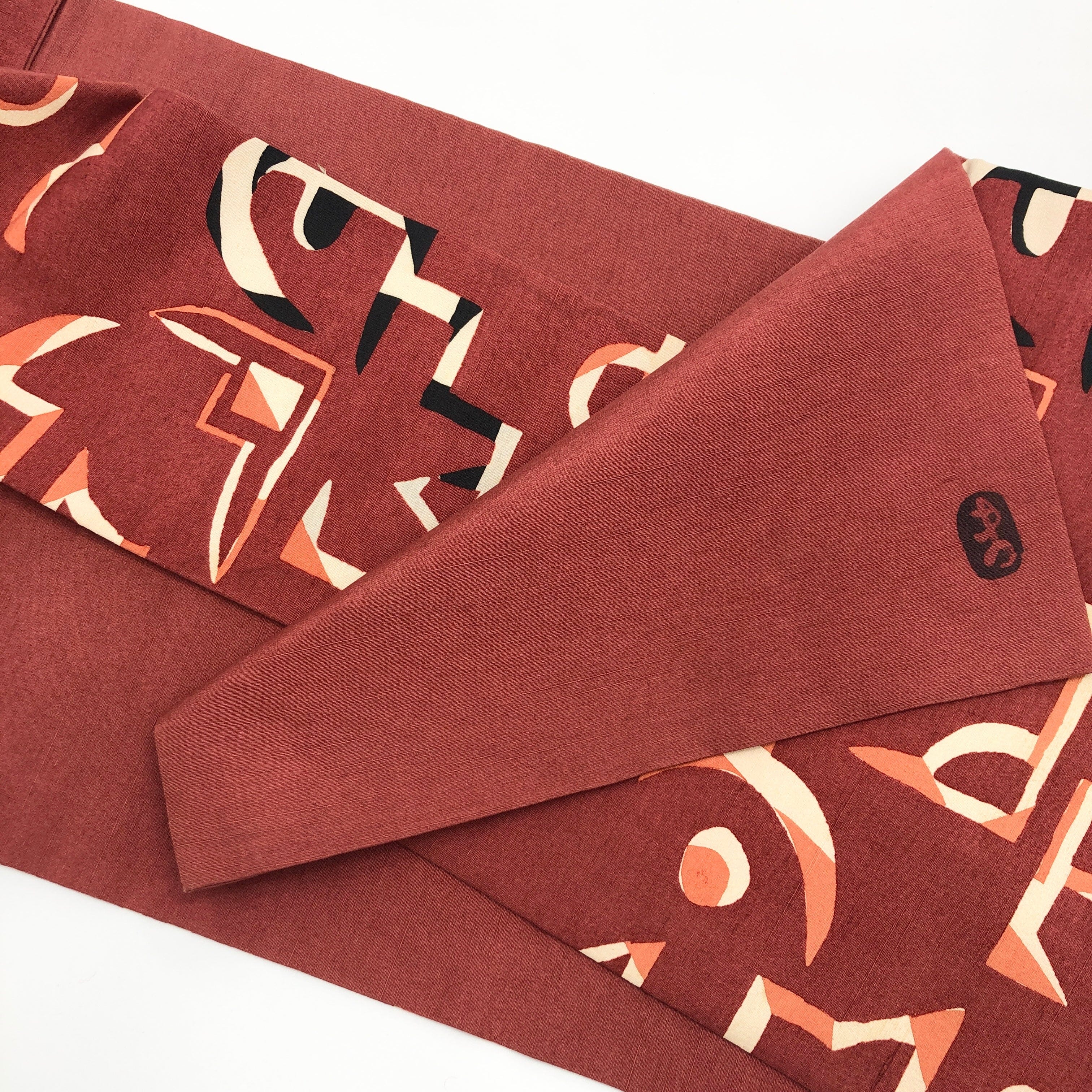 used 型染め 名古屋帯 used