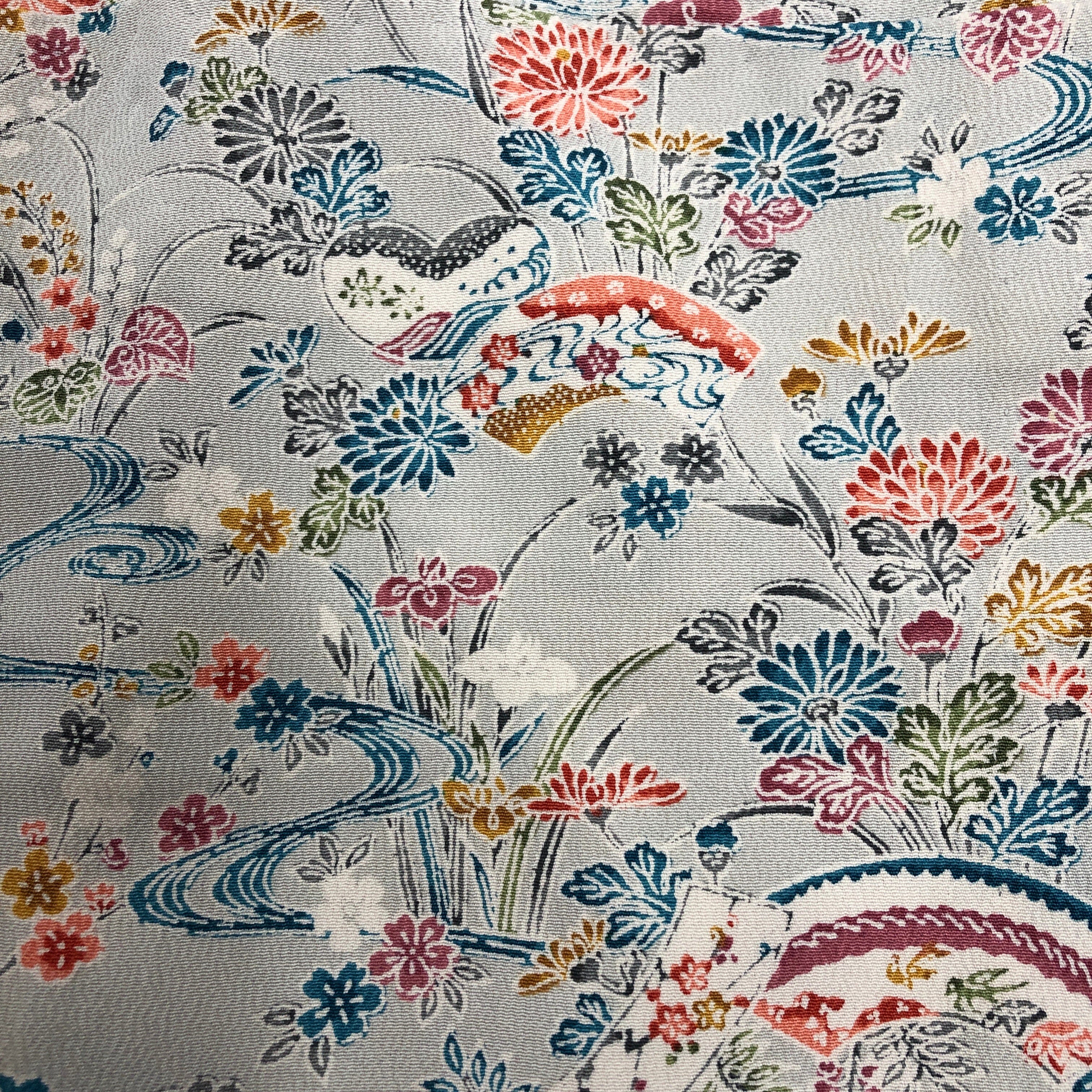 used単衣小紋 縮緬 古典柄 着物 used