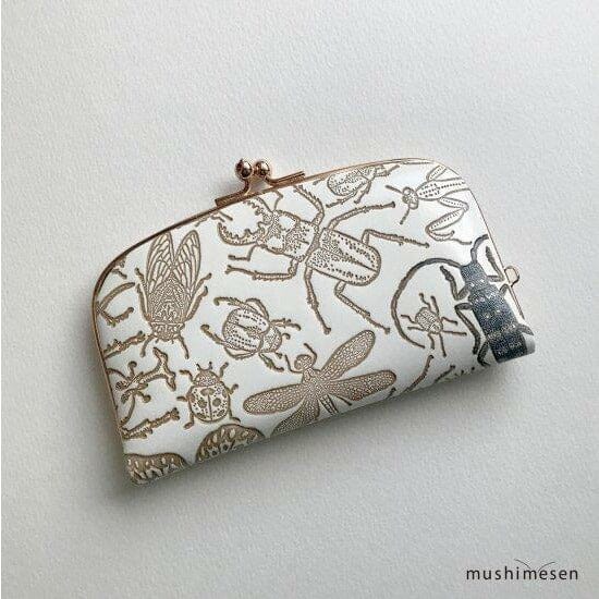 文庫革「日本の昆虫シリーズ」がま口(ゴマダラカミキリ) - 一六八堂 irohado online shop