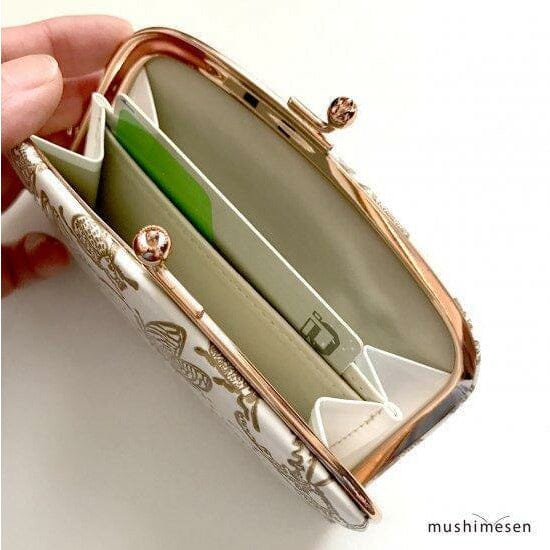 文庫革「日本の昆虫シリーズ」がま口(ゴマダラカミキリ) - 一六八堂 irohado online shop