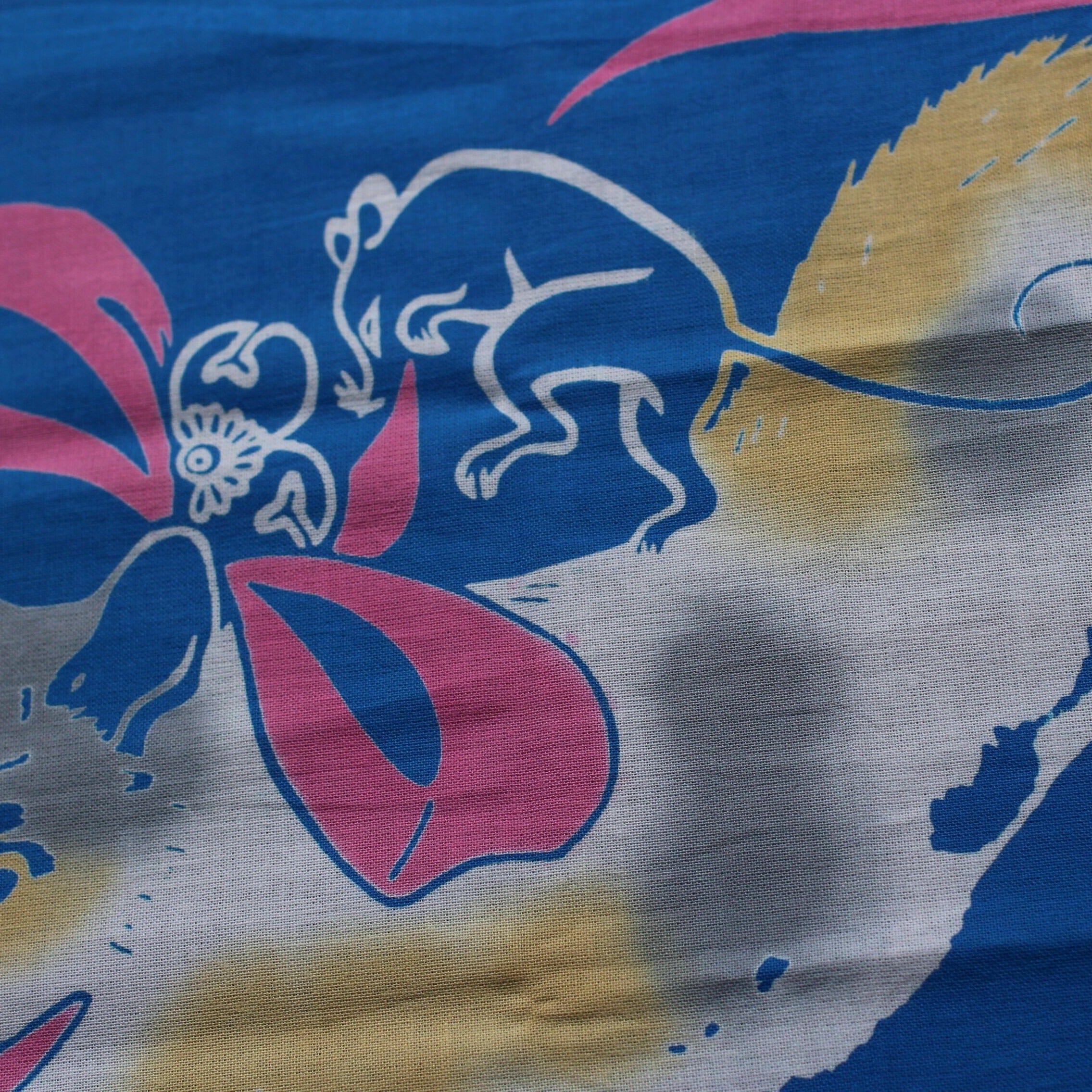 新江戸染謹製 干支てぬぐい<猫に鈴つけちゃった> てぬぐい 新江戸染 丸久商店