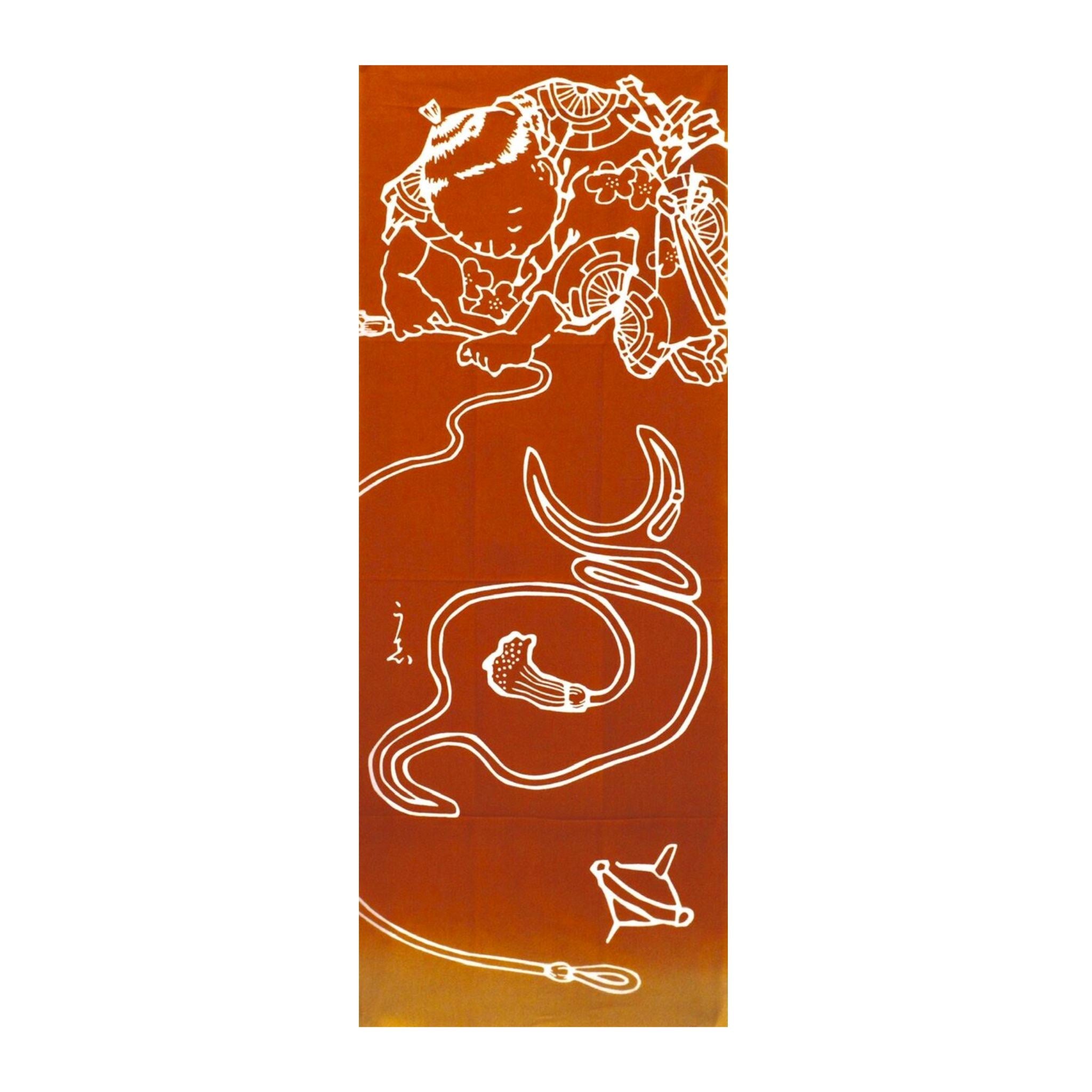 新江戸染謹製 干支てぬぐい<紐絵・う志> てぬぐい 新江戸染 丸久商店