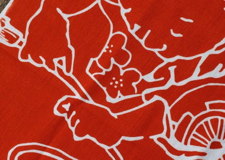 新江戸染謹製 干支てぬぐい<紐絵・う志> てぬぐい 新江戸染 丸久商店