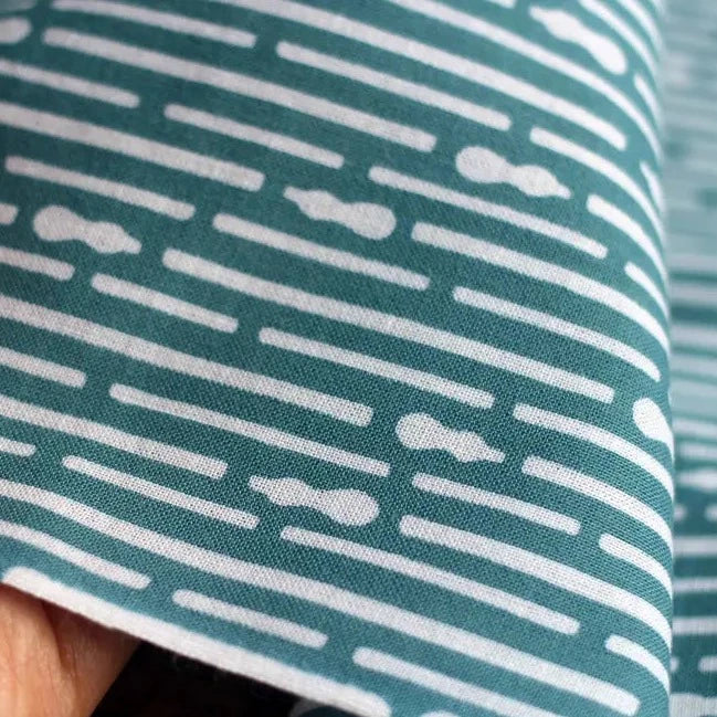 新江戸染 丸久商店 長尺てぬぐい 〈縞瓢箪〉 藍鼠 てぬぐい 新江戸染 丸久商店