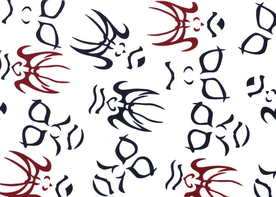 新江戸染 丸久商店 長尺てぬぐい 〈隈取り〉 てぬぐい 新江戸染 丸久商店