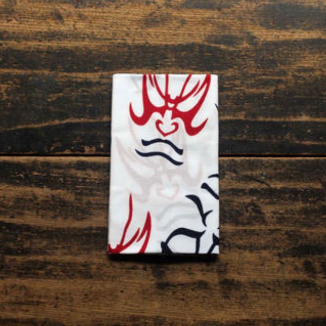 新江戸染 丸久商店 長尺てぬぐい 〈隈取り〉 てぬぐい 新江戸染 丸久商店