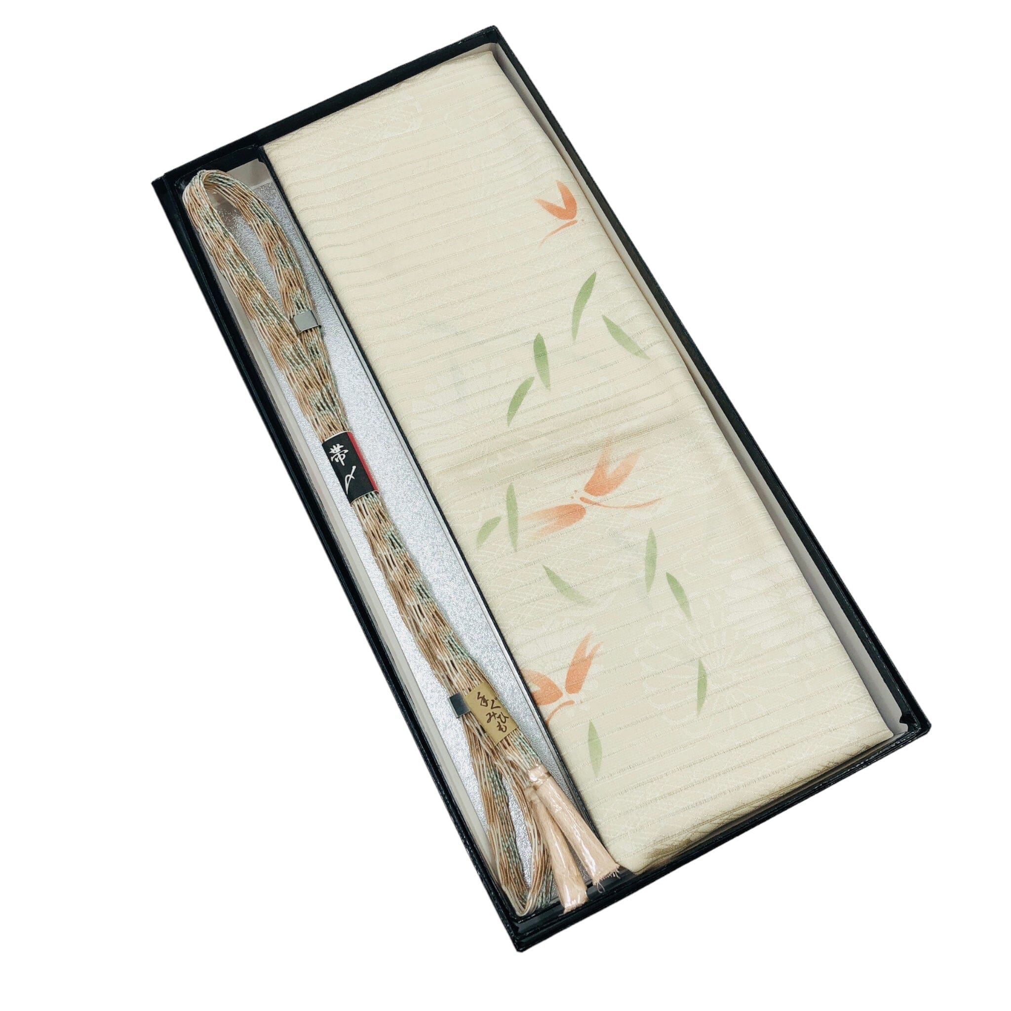 新品 絽正絹帯揚げ・レース帯締めセット 202306-A 和装小物 一六八堂 irohado online shop