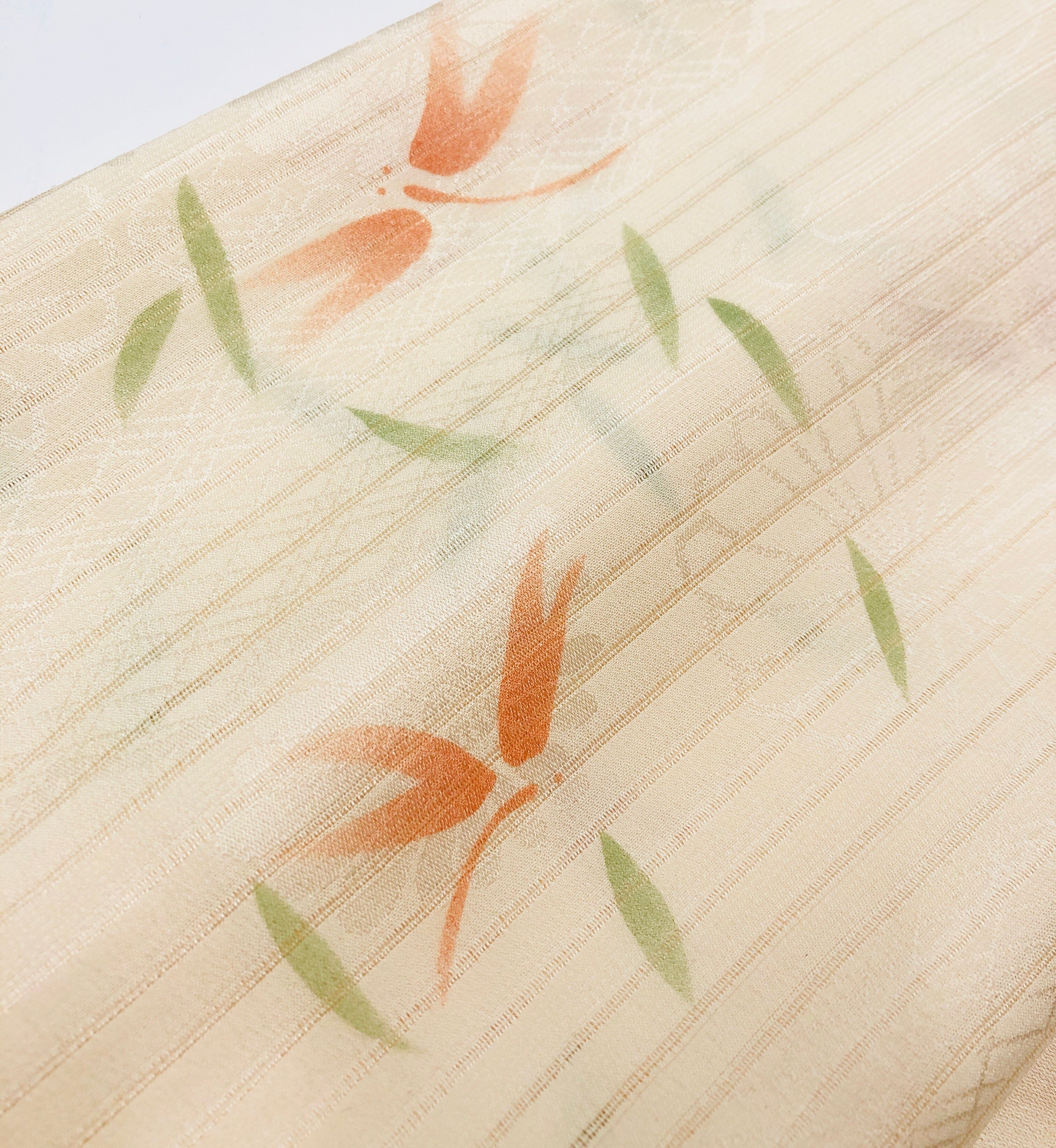 新品 絽正絹帯揚げ・レース帯締めセット 202306-A 和装小物 一六八堂 irohado online shop