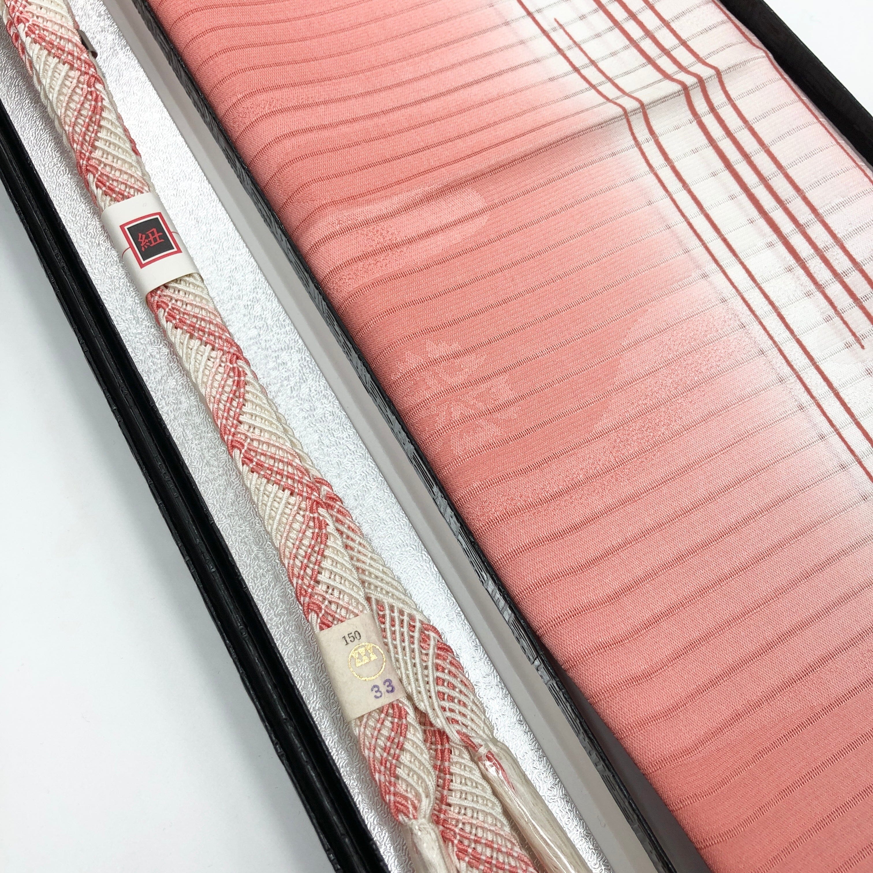 新品 絽正絹帯揚げ・レース帯締めセット 202306-E 和装小物 一六八堂 irohado online shop