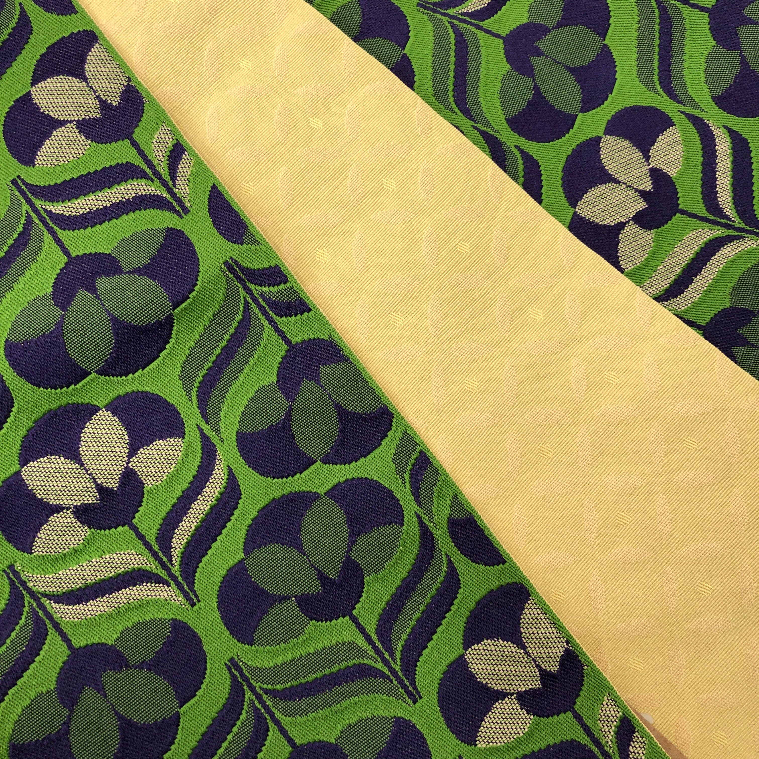 展示品 半巾帯 北欧調お花柄 帯 used