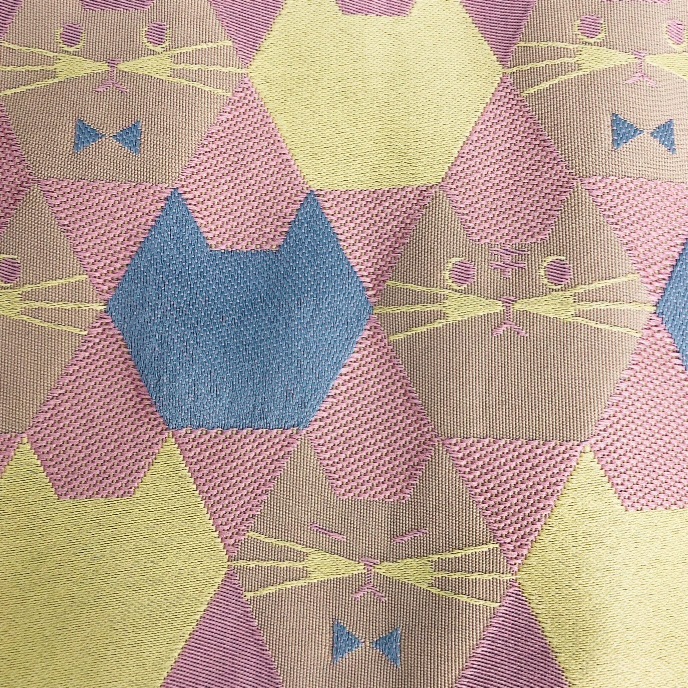 展示品 半巾帯 六角ネコ 帯 used