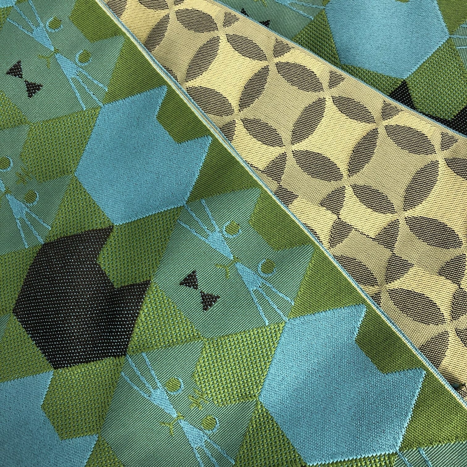 展示品 半巾帯 六角ネコ 帯 used